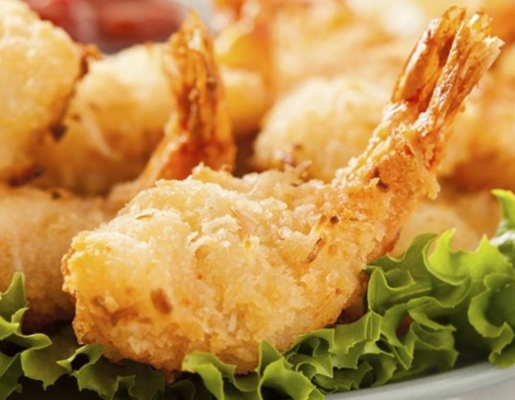 Crispy Curry Coconut Shrimp