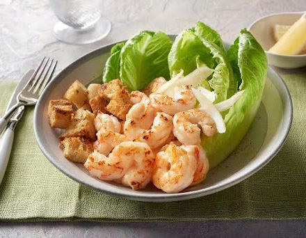 Deconstructed Shrimp Caesar Salad